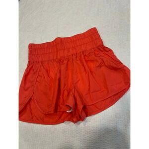 Free people red shorts for women size Large
